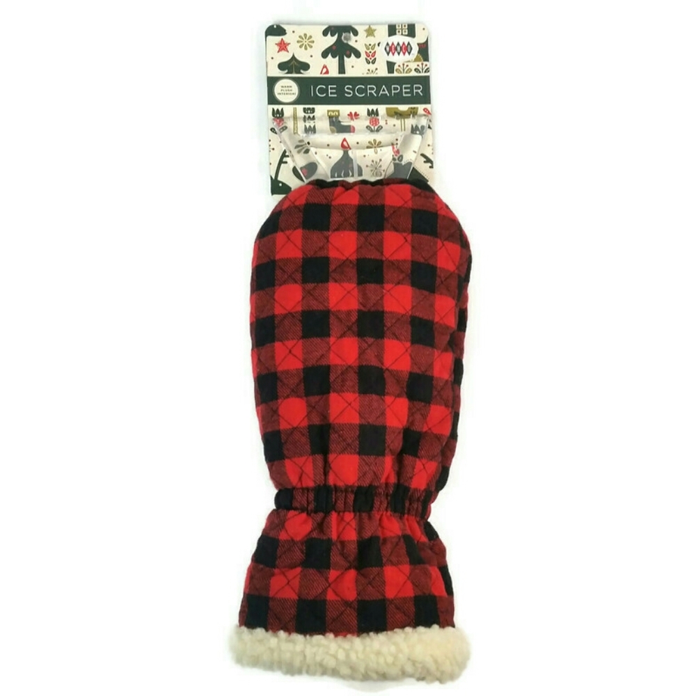 Windshield Winter Ice Scraper Glove Mitt Sh